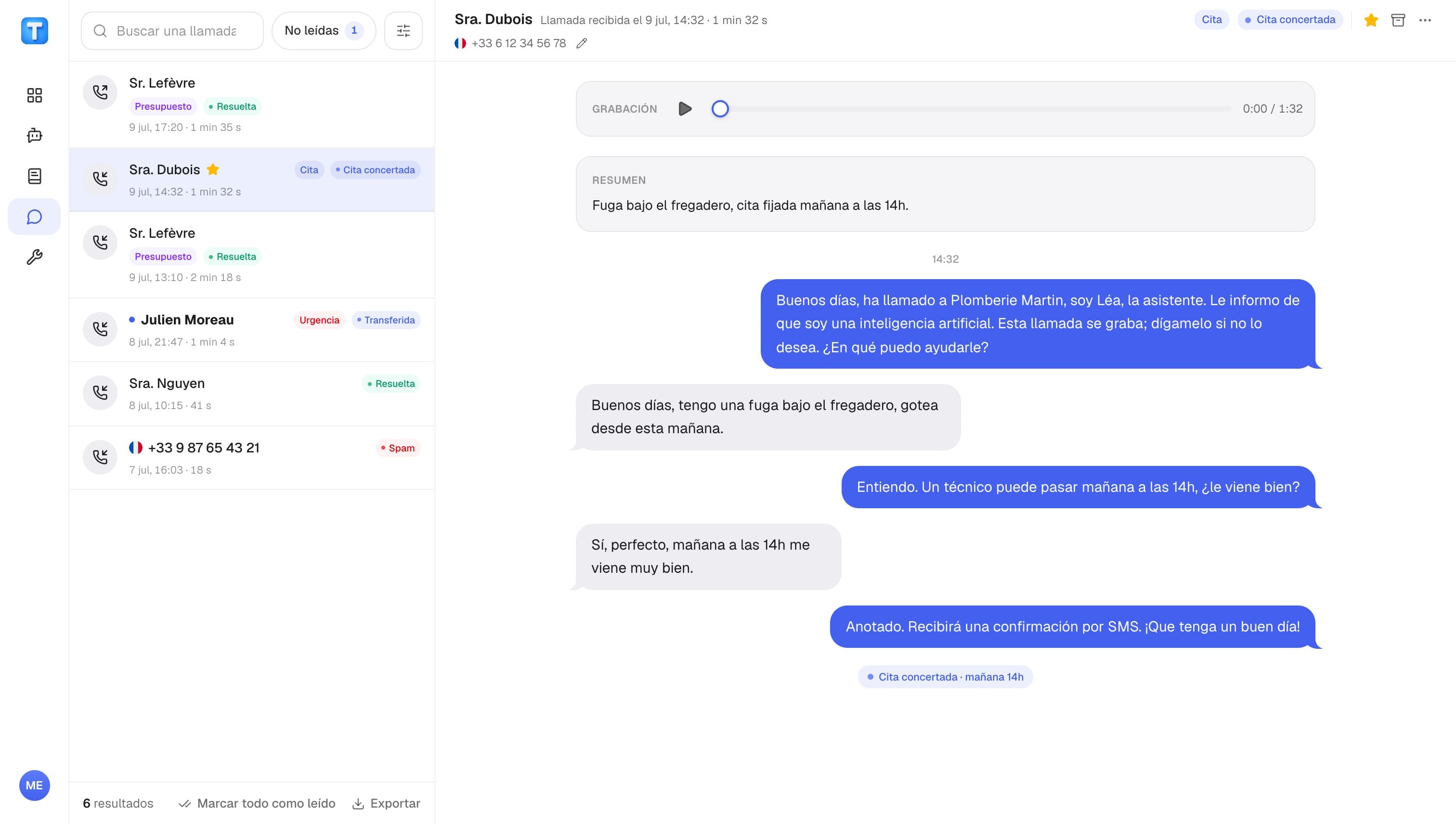 No vuelva a perder ninguna llamada