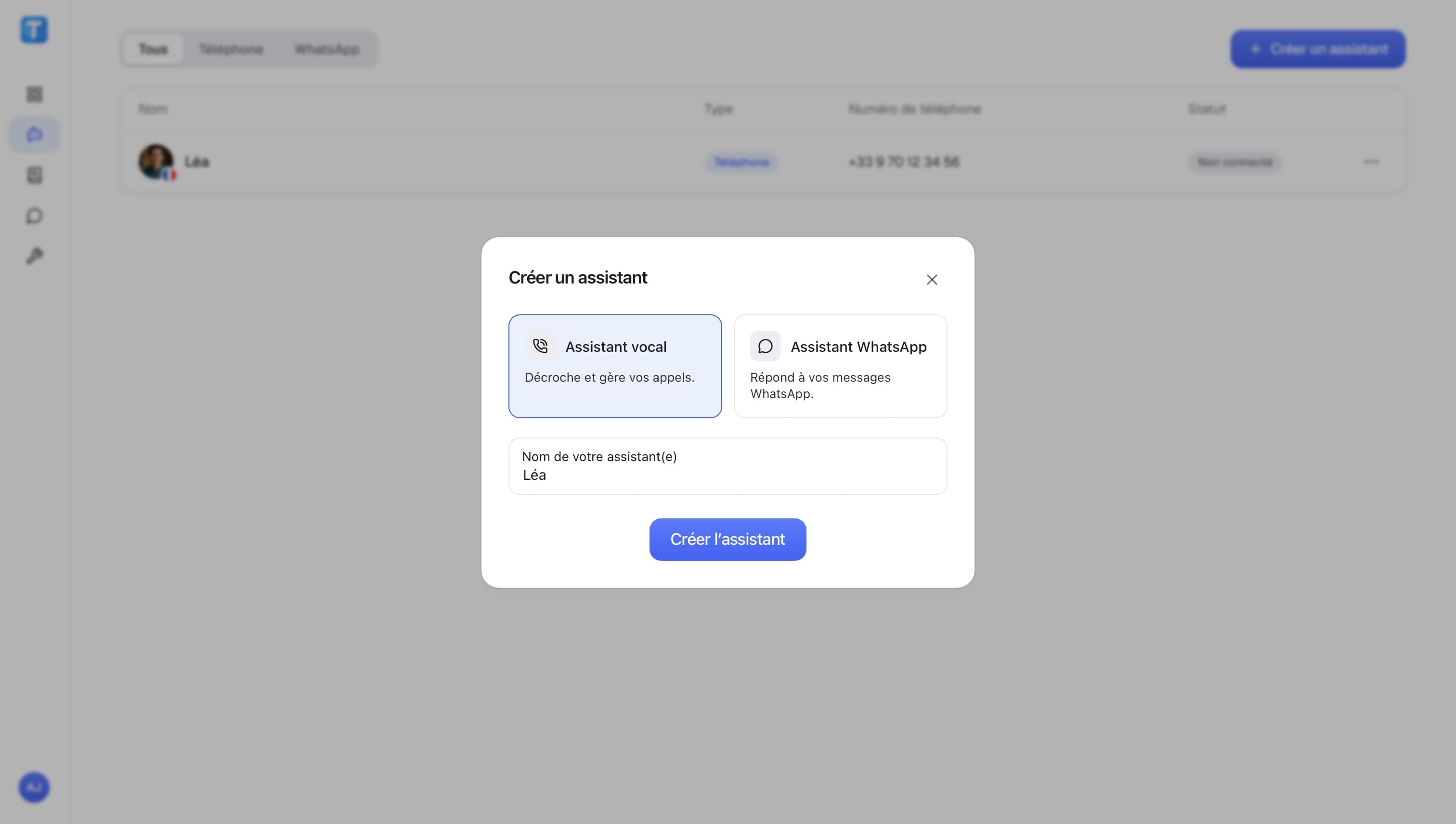 Créez votre assistant IA